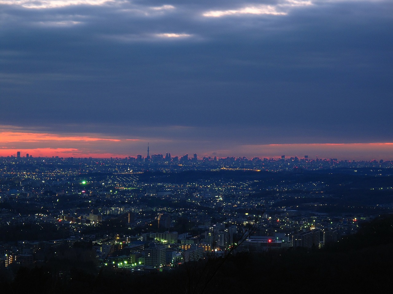 tokyo japan sky free photo