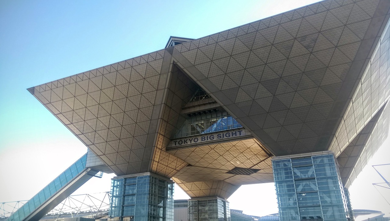 tokyo big sight japan exhibit space ariake free photo