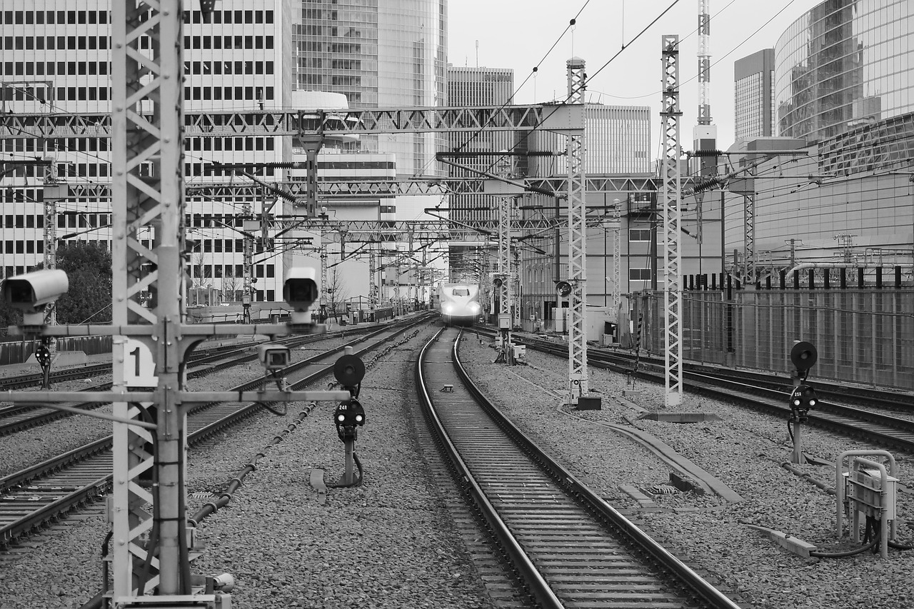 tokyo station bullet train n700 system free photo