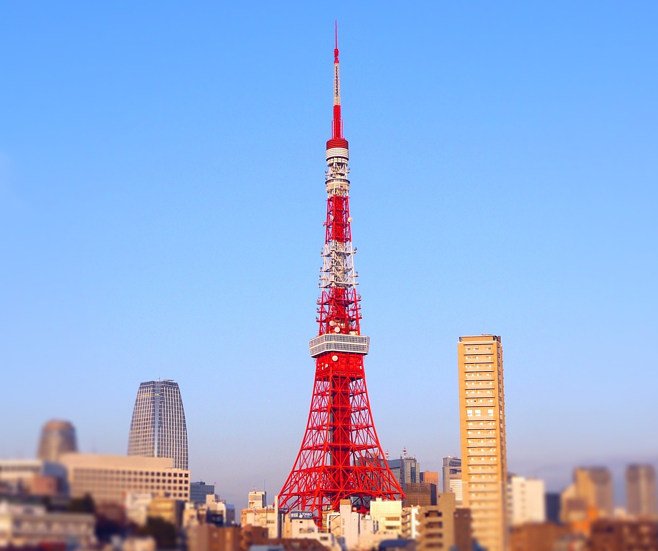 tokyo tower shiba minato-ku free photo