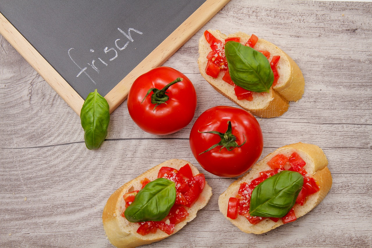 tomato bread culinary delight free photo