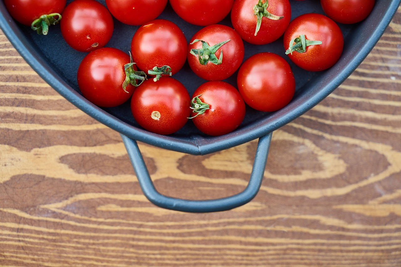 tomato plate pot free photo