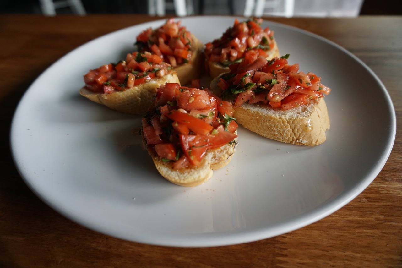 tomato  toast  bread free photo
