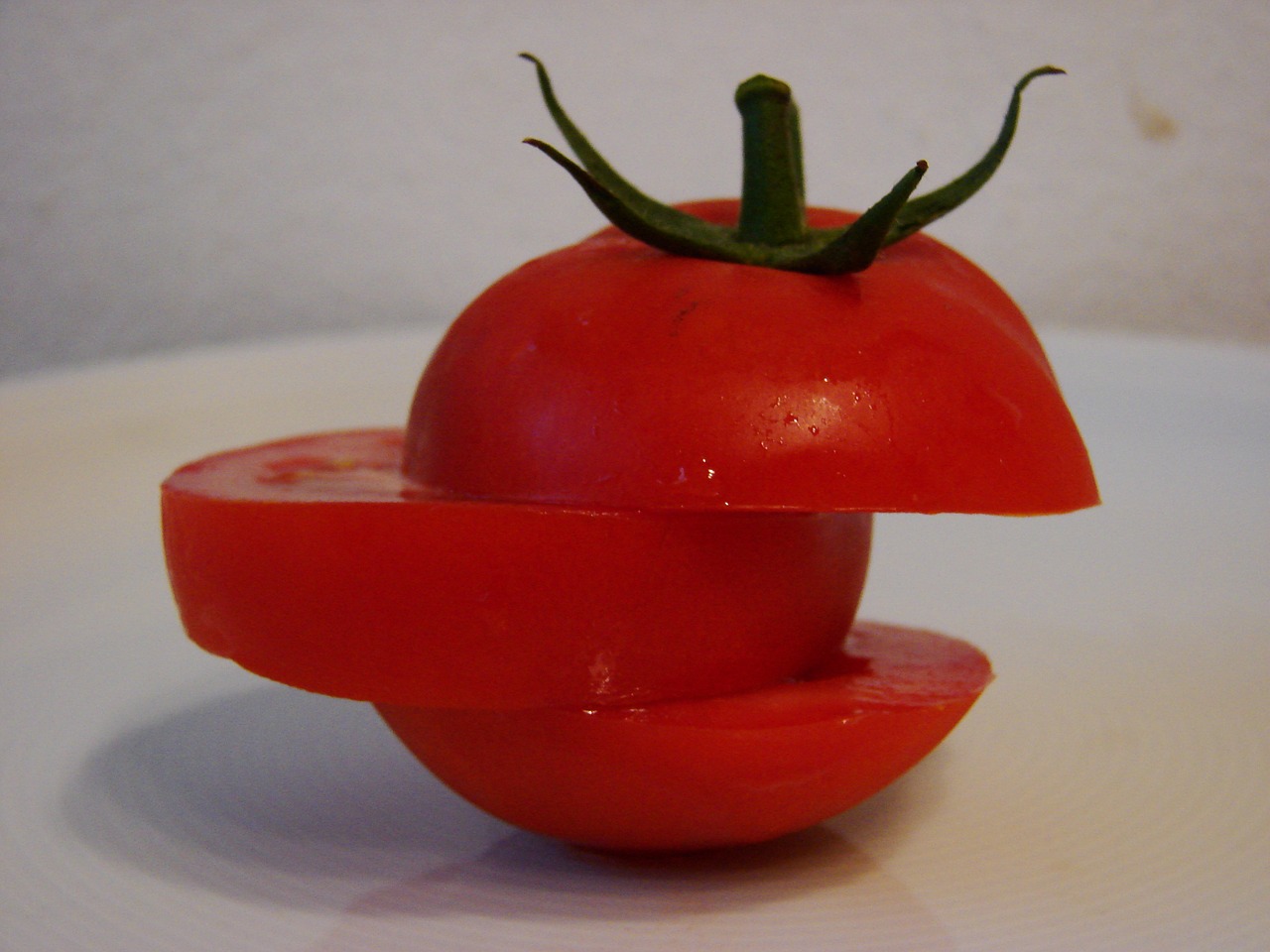 tomato eat section free photo