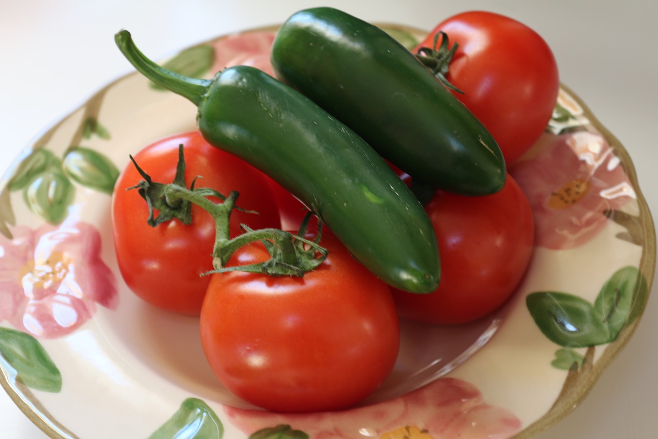 tomato chili pepper fresh free photo