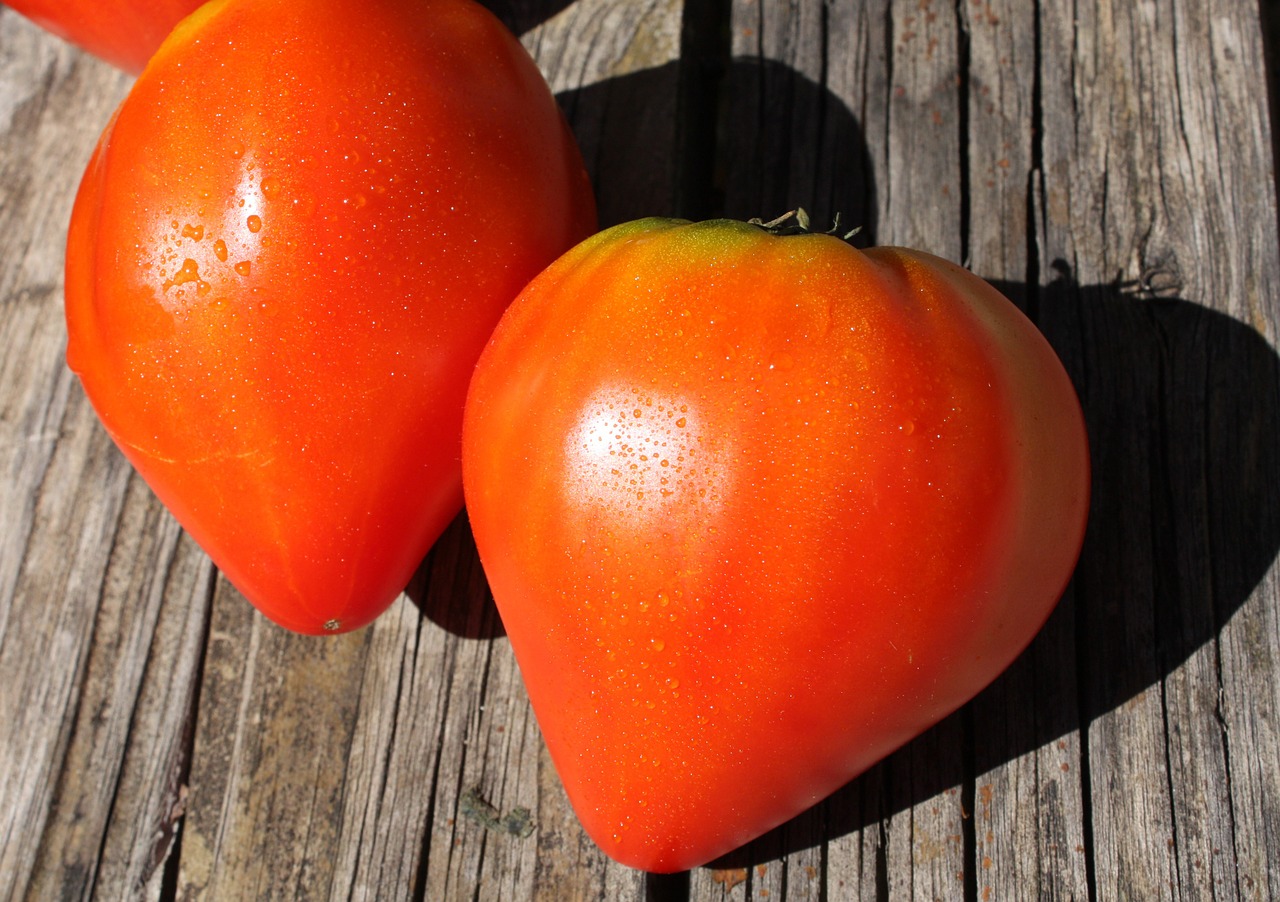 tomato beef heart red free photo