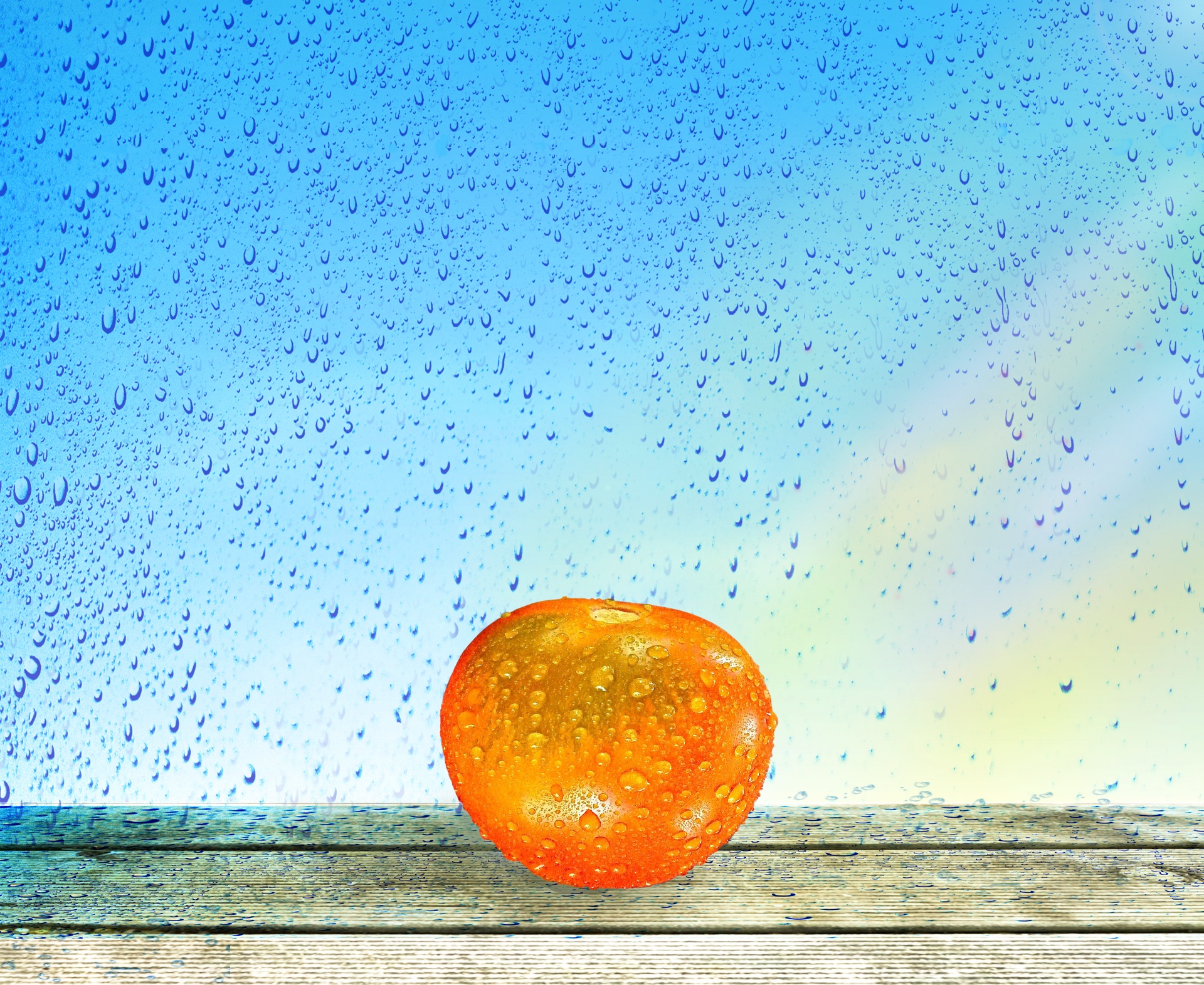tomato rain water free photo