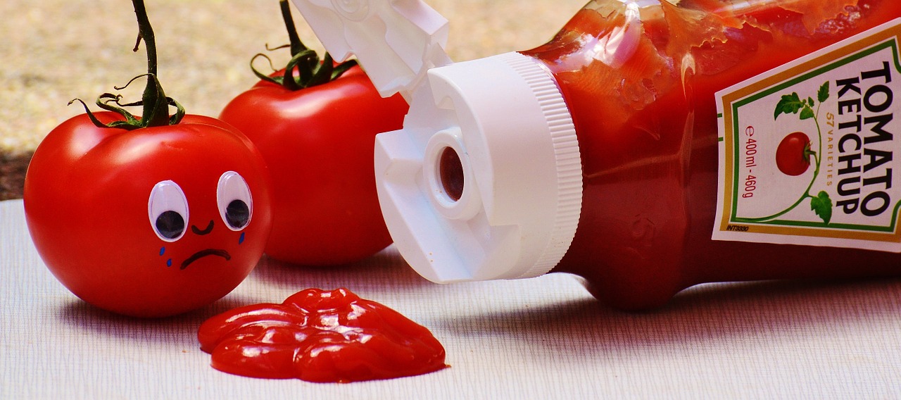 tomatoes ketchup sad free photo