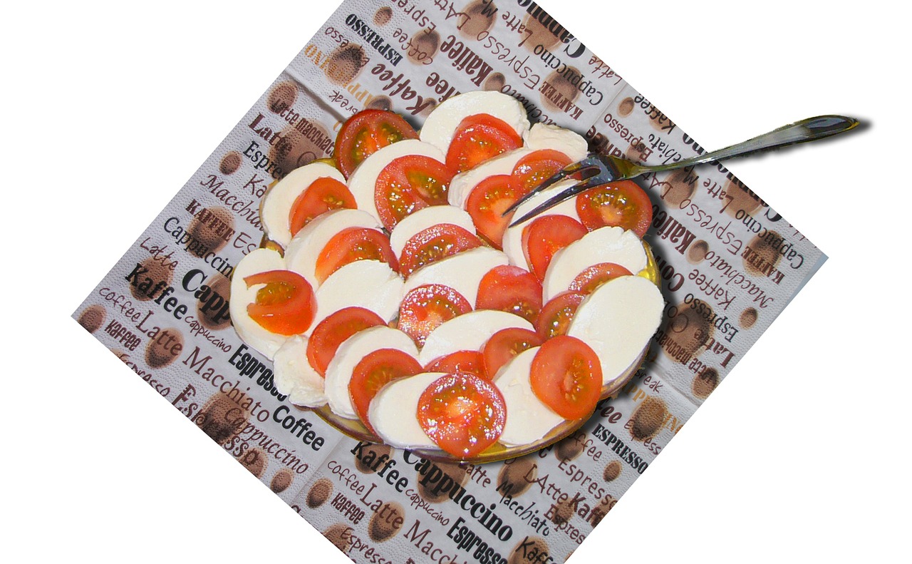 tomatoes mozarella vegetables free photo