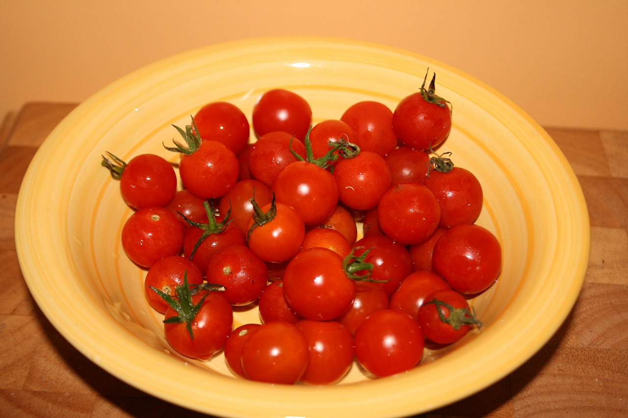 tomatoes summer bowl free photo