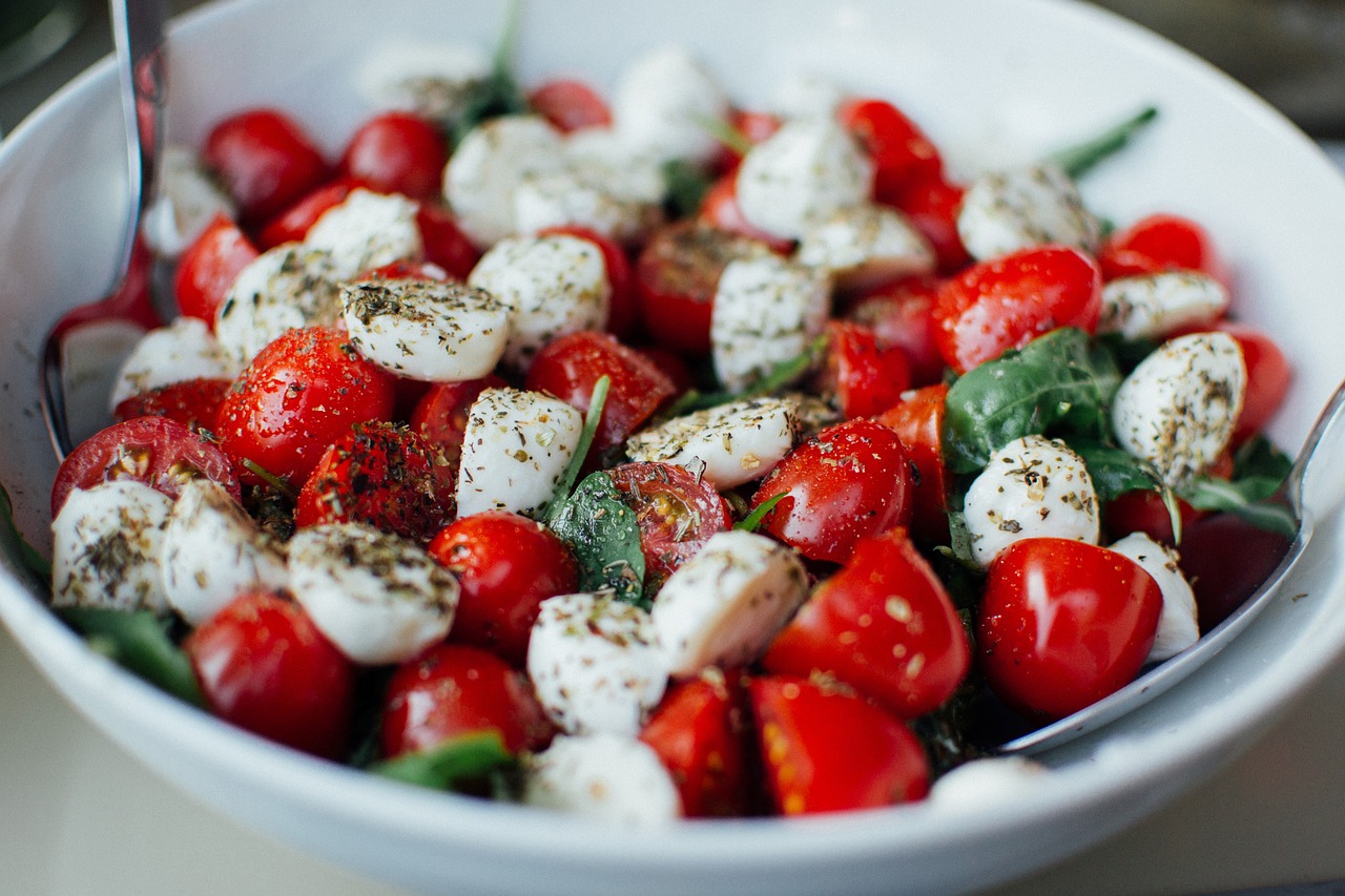 tomatoes bocconcini cheese free photo