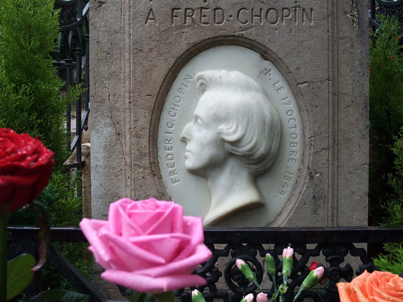 tombstone frederic chopin musician free photo
