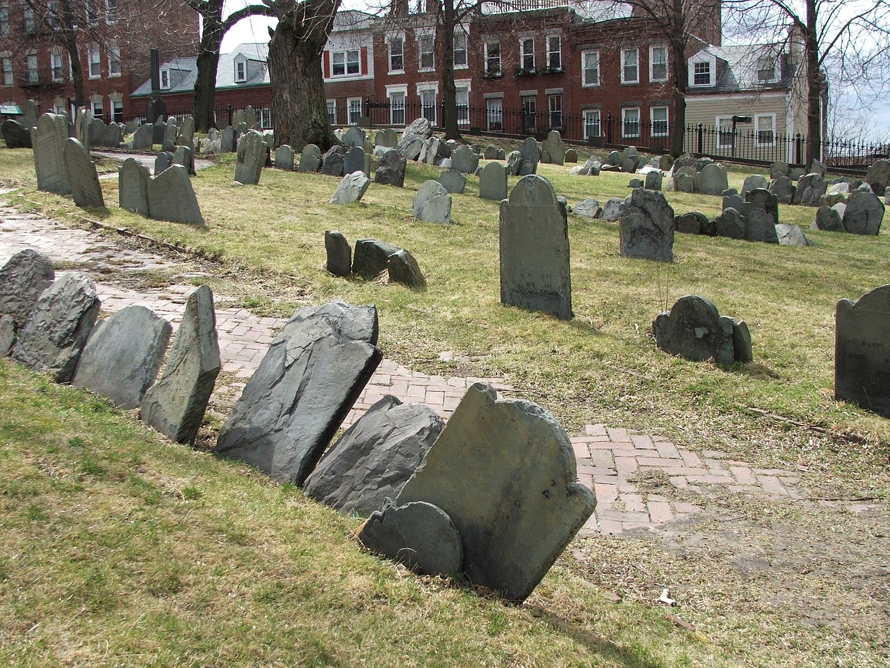 tombstone boston copp's hill burying ground free photo