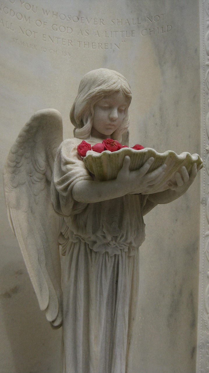 tombstone statue angel free photo