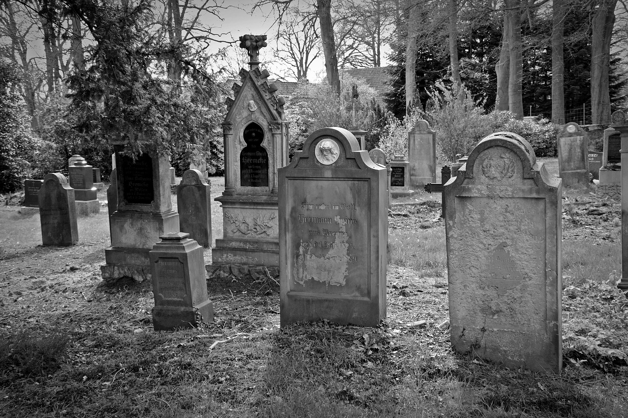 tombstone old grave stones cemetery free photo