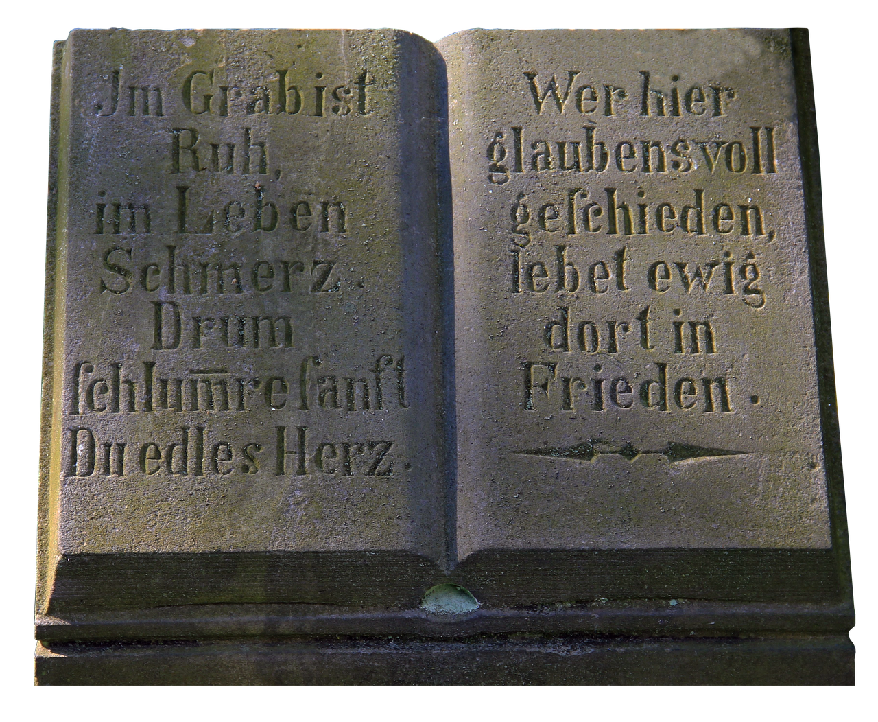 tombstone book inscription free photo