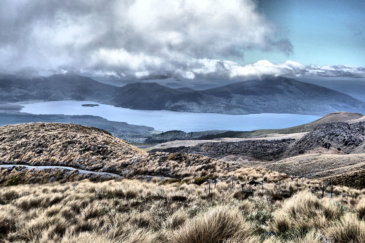 tongariro hike landscape free photo