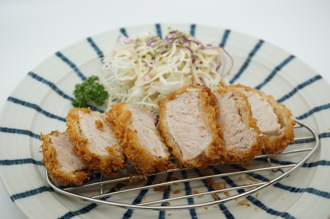 tonkatsu soup  pork cutlet  pork tenderloin free photo