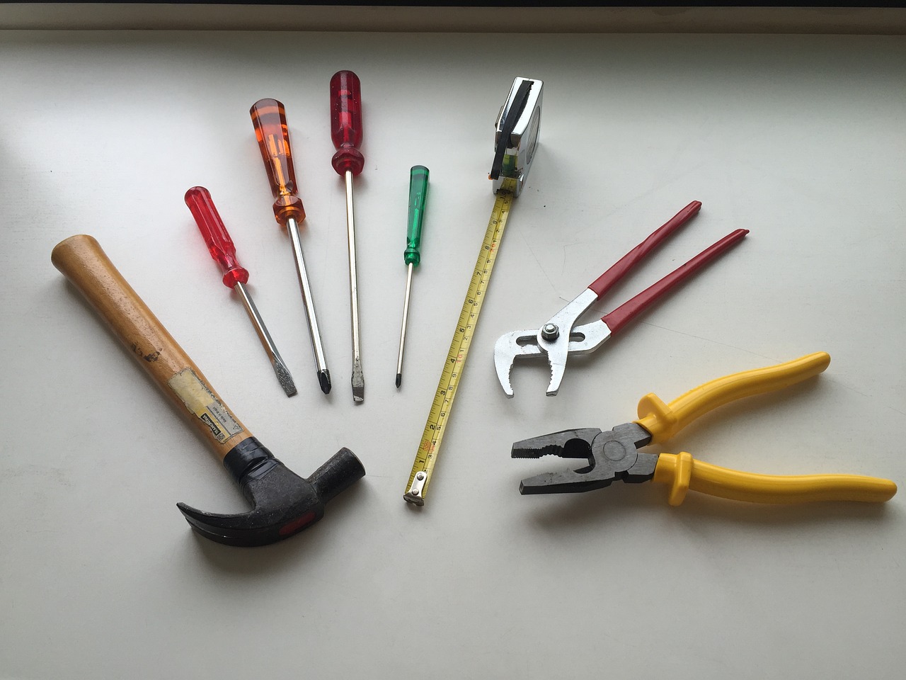 tool hammer screwdriver free photo