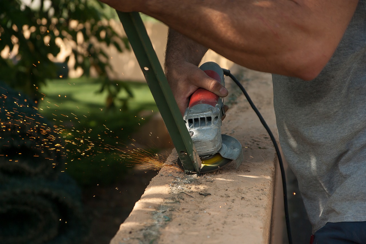 tool grinder sparks free photo