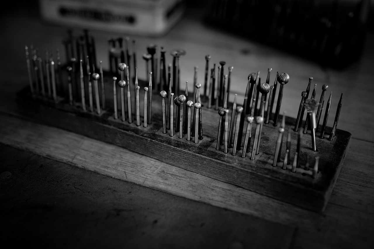 tool  craft  black and white free photo