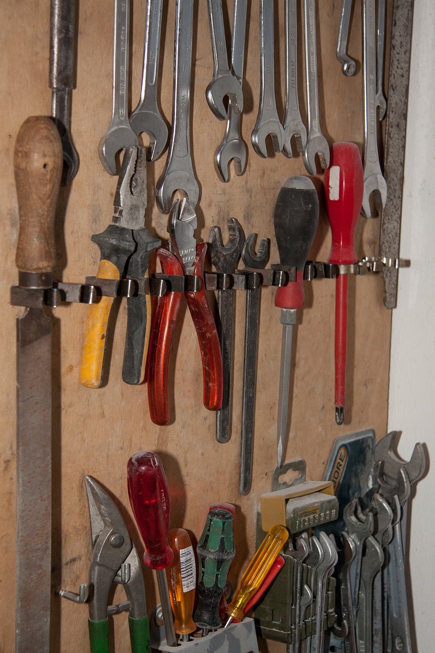 tool wall tool storage free photo