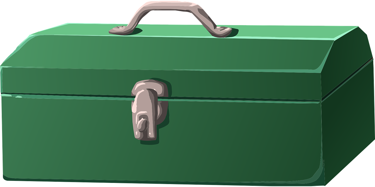 toolbox green box free photo