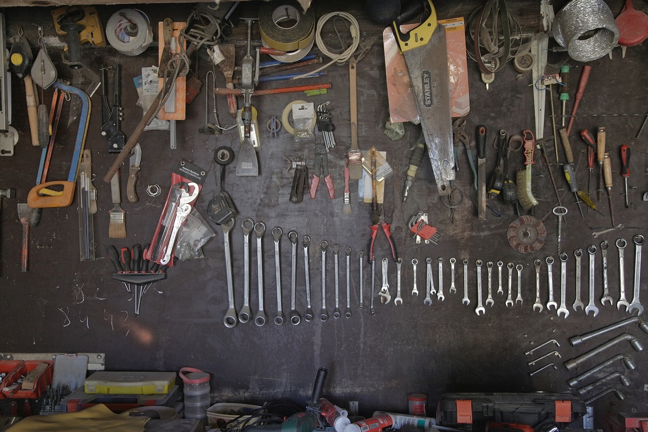 tools tool wall workshop free photo