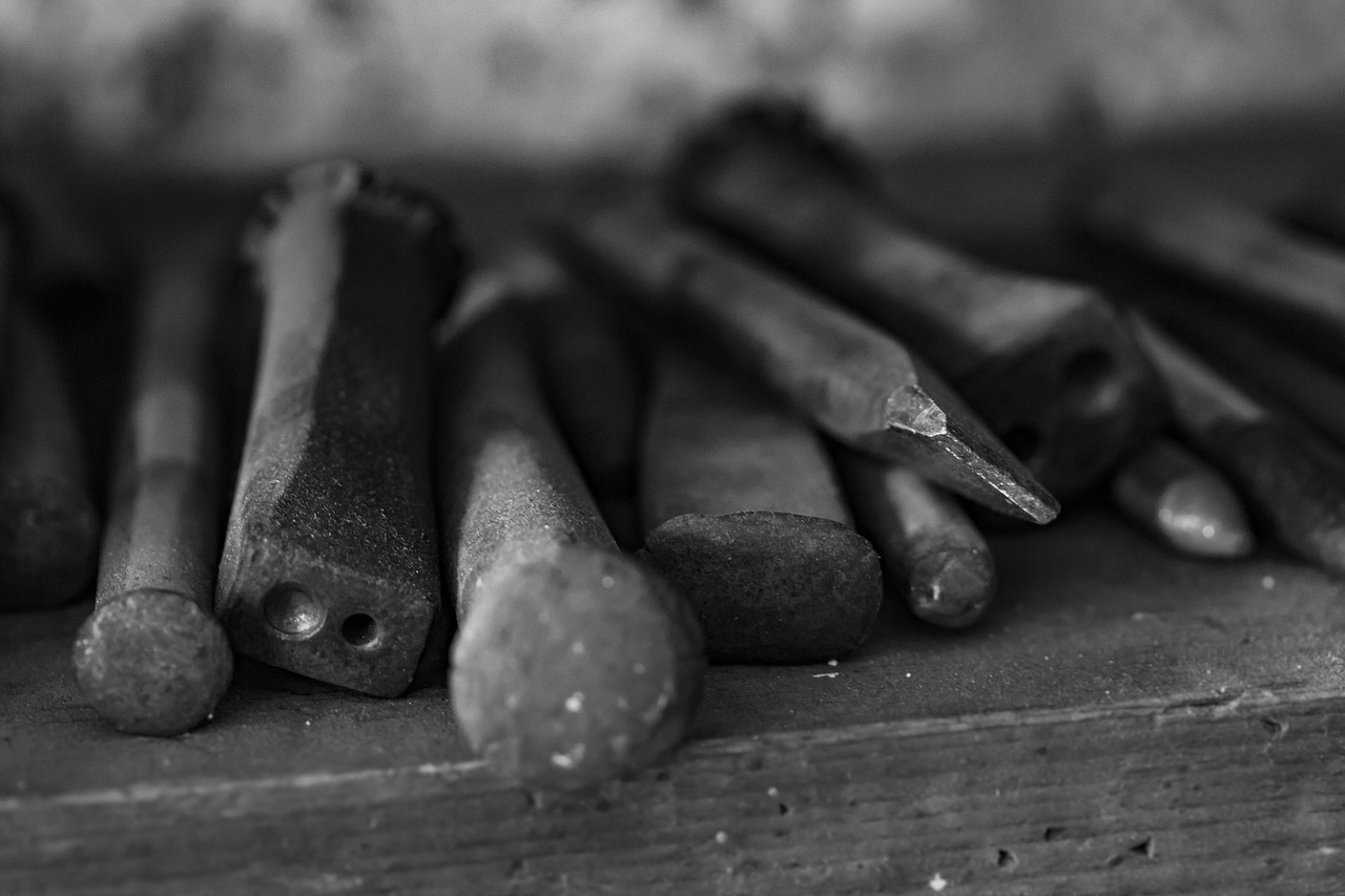 tools old tools black and white free photo