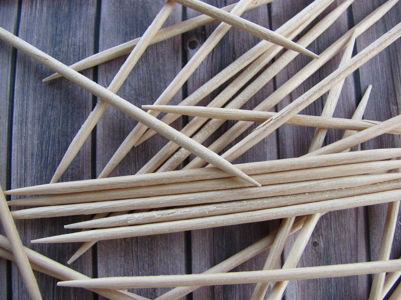 toothpick wood pointed free photo