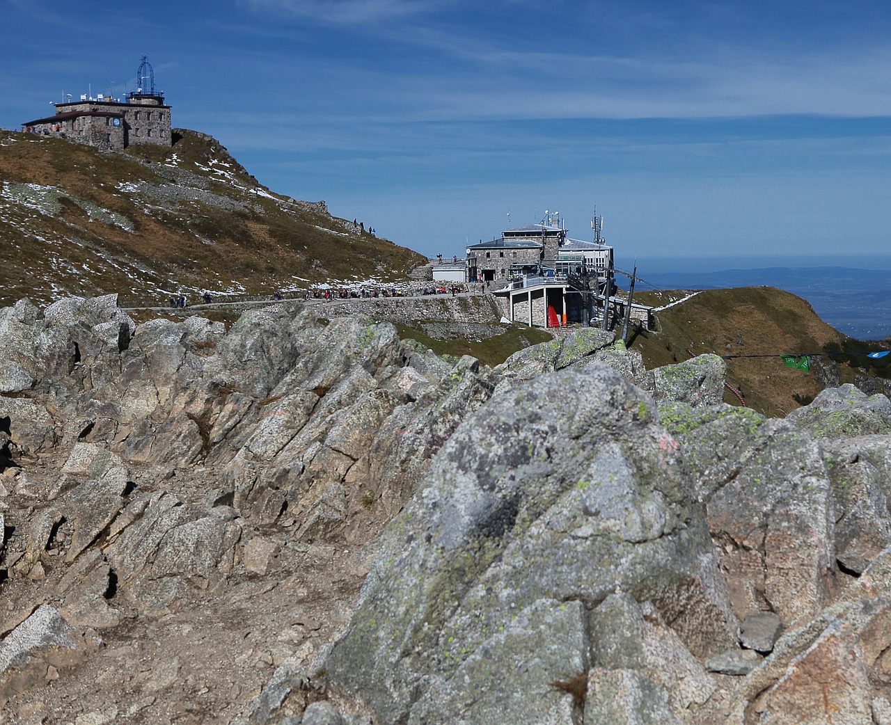 top of kasprowy tatry rocks free photo