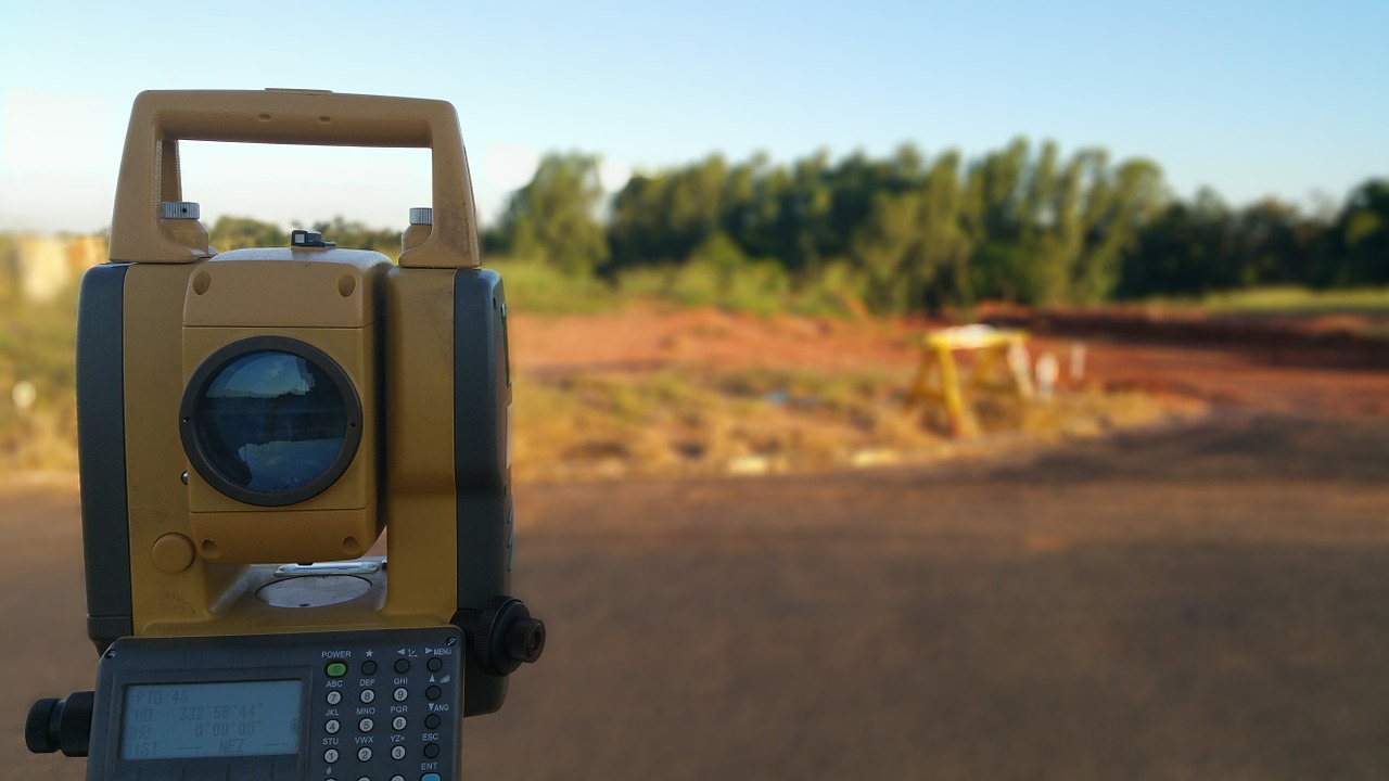 topography surveying total station free photo