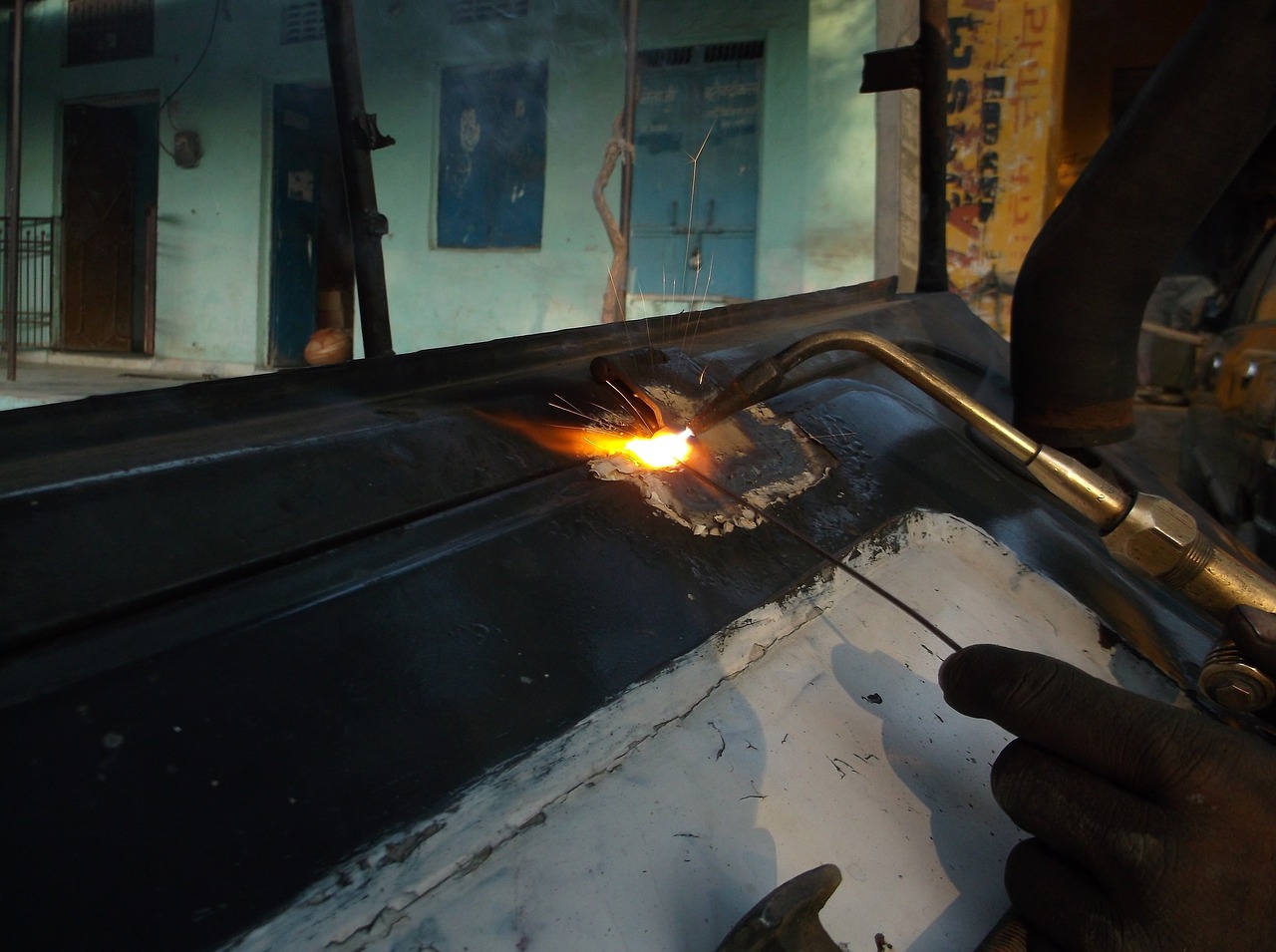 torch welding flame free photo