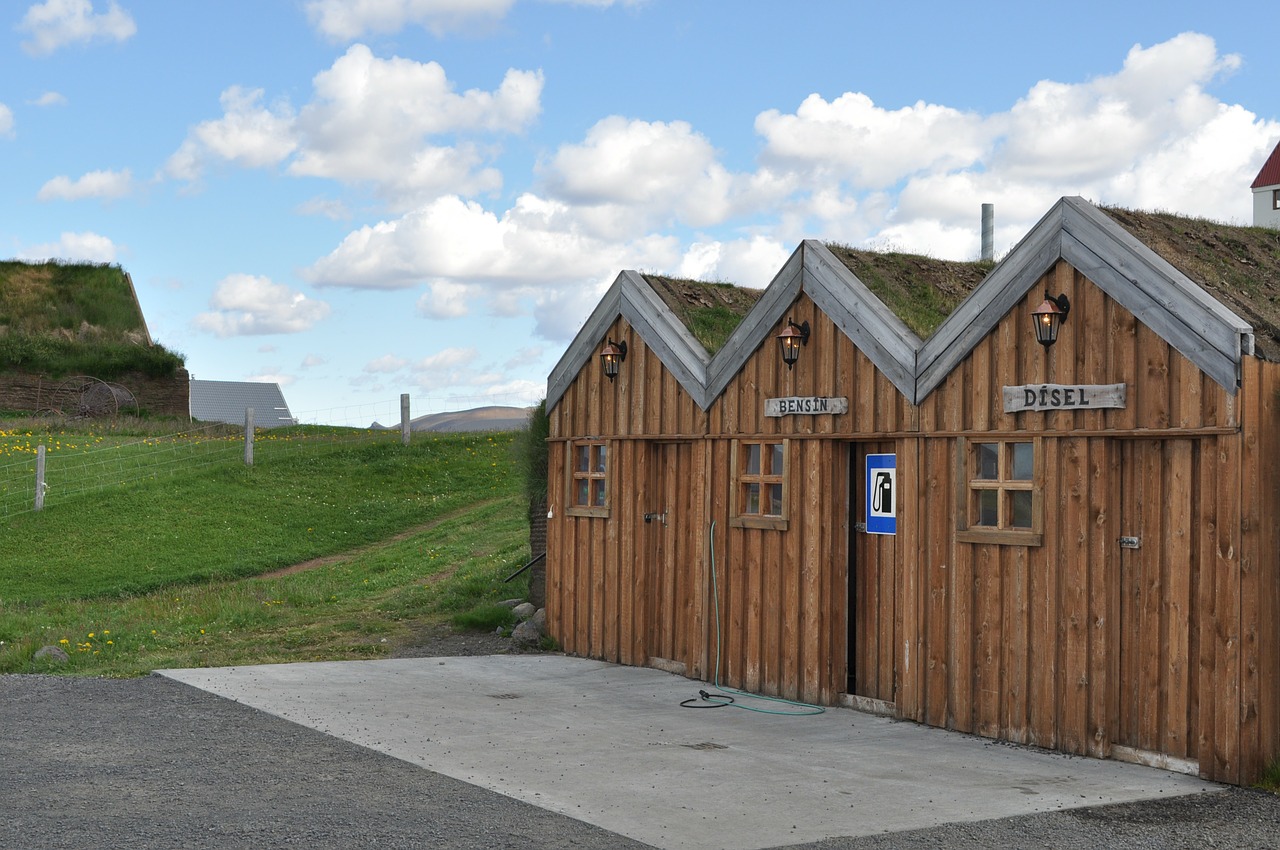 torfhaus grass roof iceland free photo