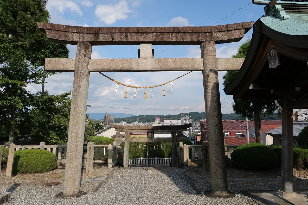 torii  shrine  stone free photo