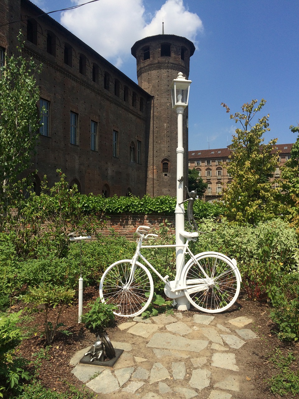 torino art bicycle free photo