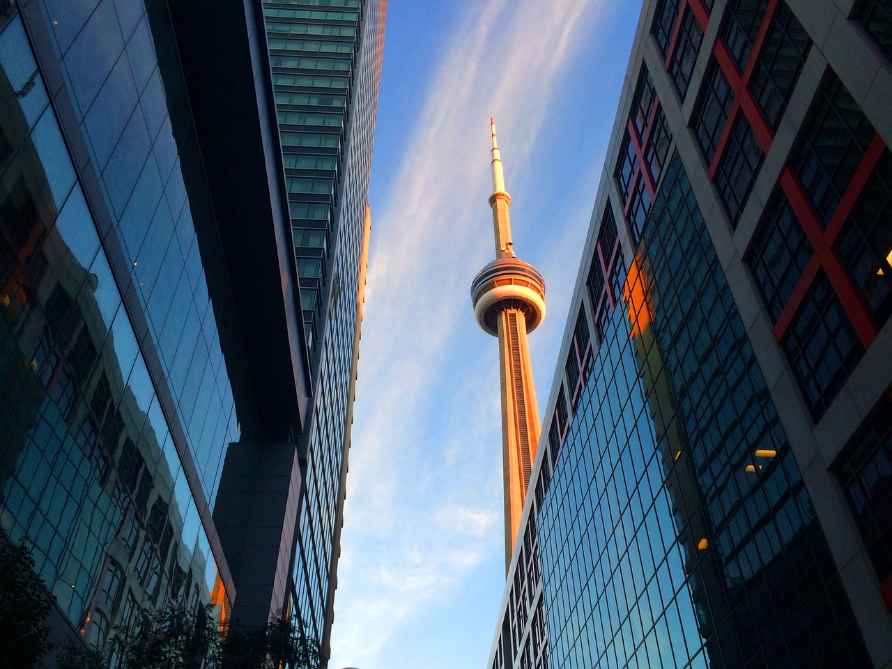 toronto sky canada free photo