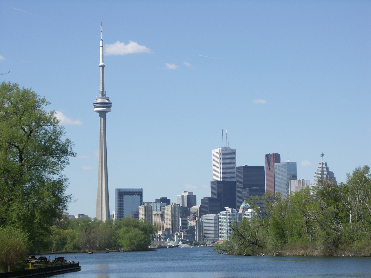 toronto canada skyline free photo