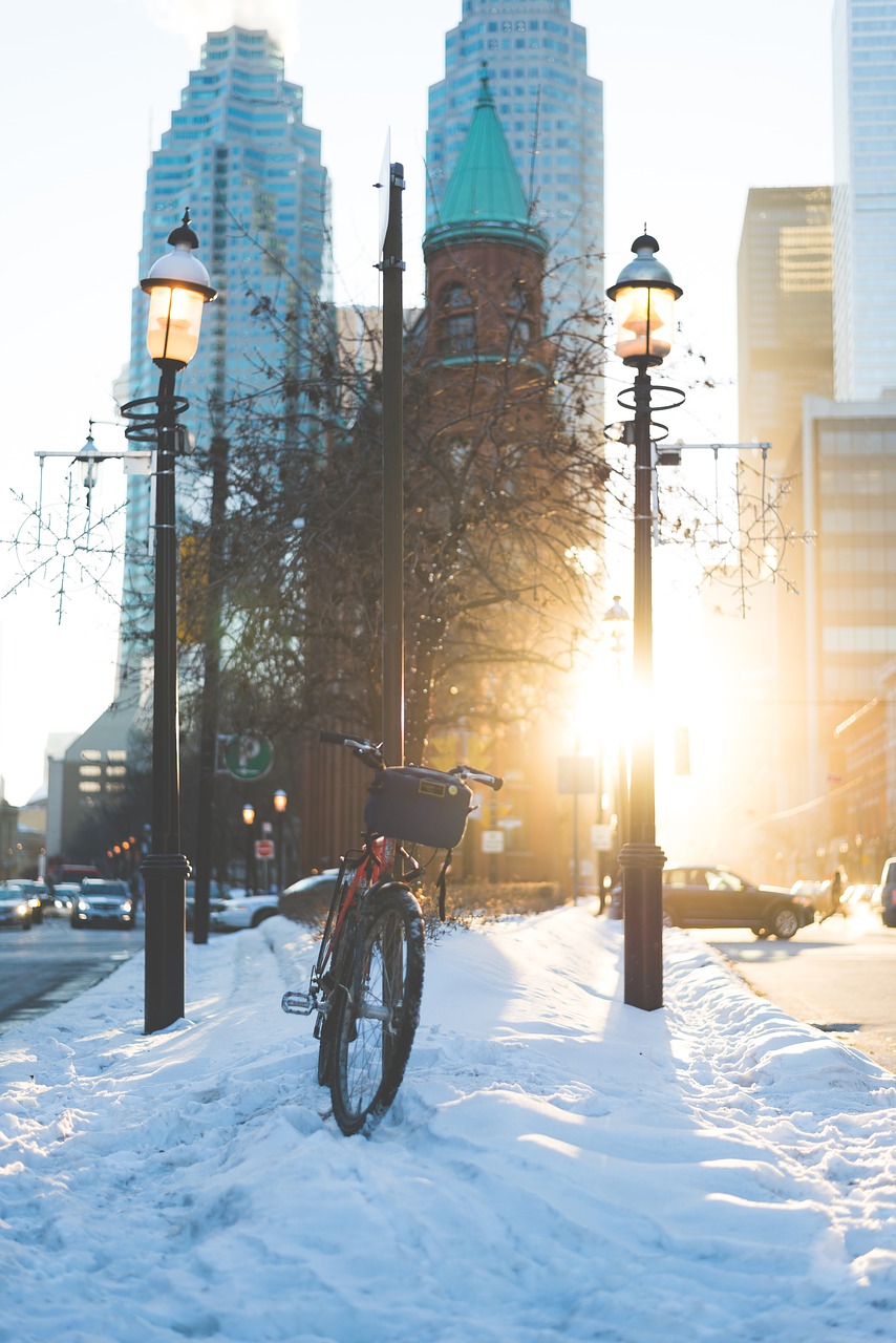 toronto  bike  flatiron free photo