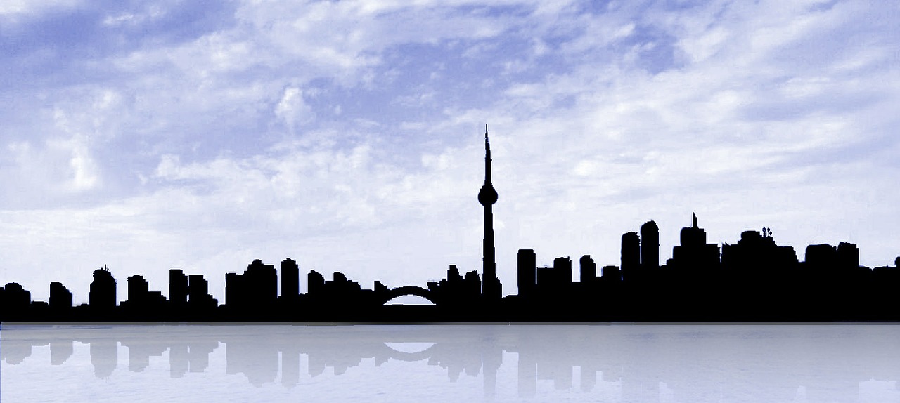 toronto skyline canada free photo