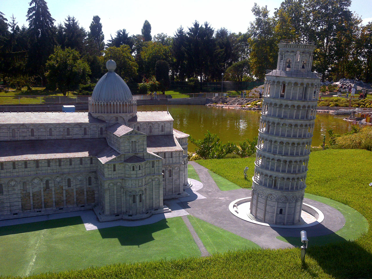 tower pisa miniland free photo