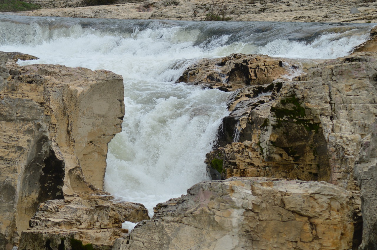 torrent water courses rocks free photo