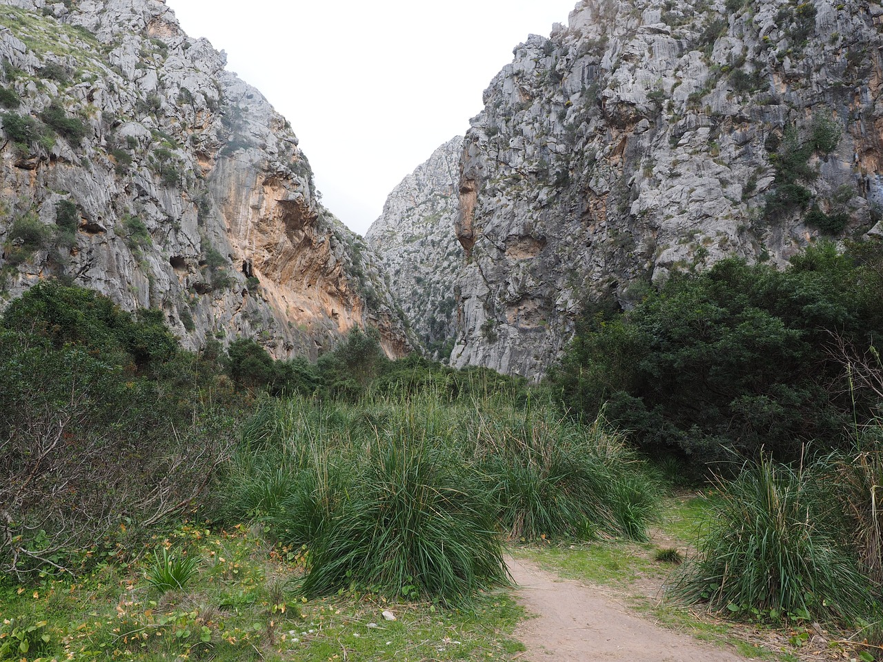 torrent pareis gorge riverbed free photo