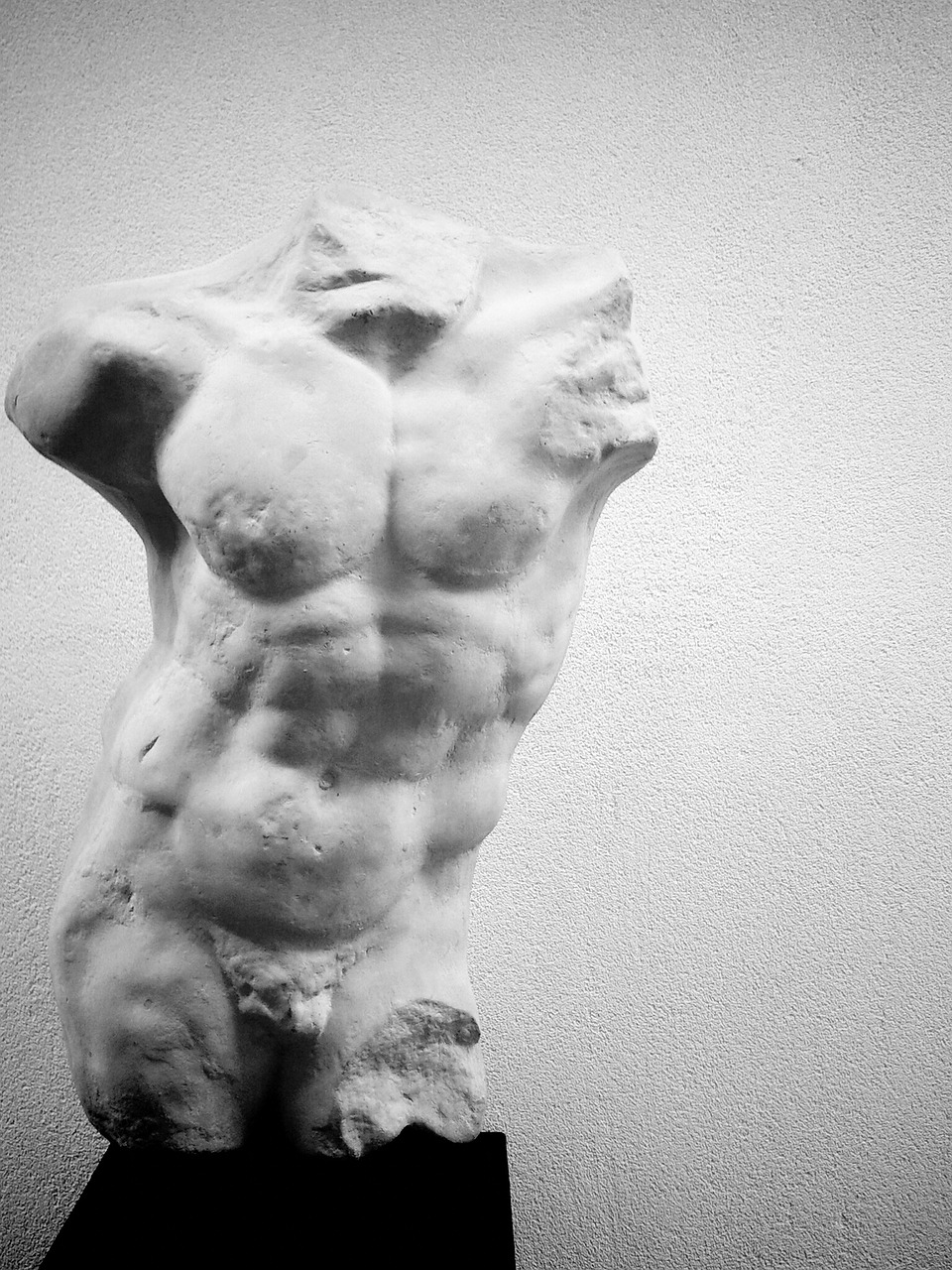 torso stone statue statue free photo