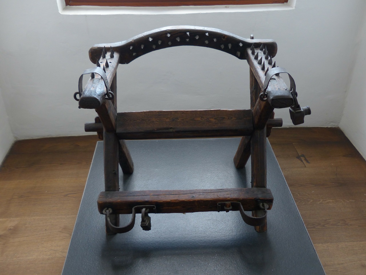 torture chair instrument of torture middle ages free photo