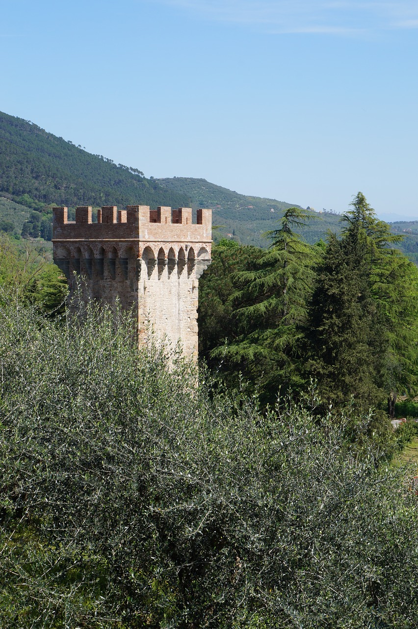 toscana  tower  architecture free photo