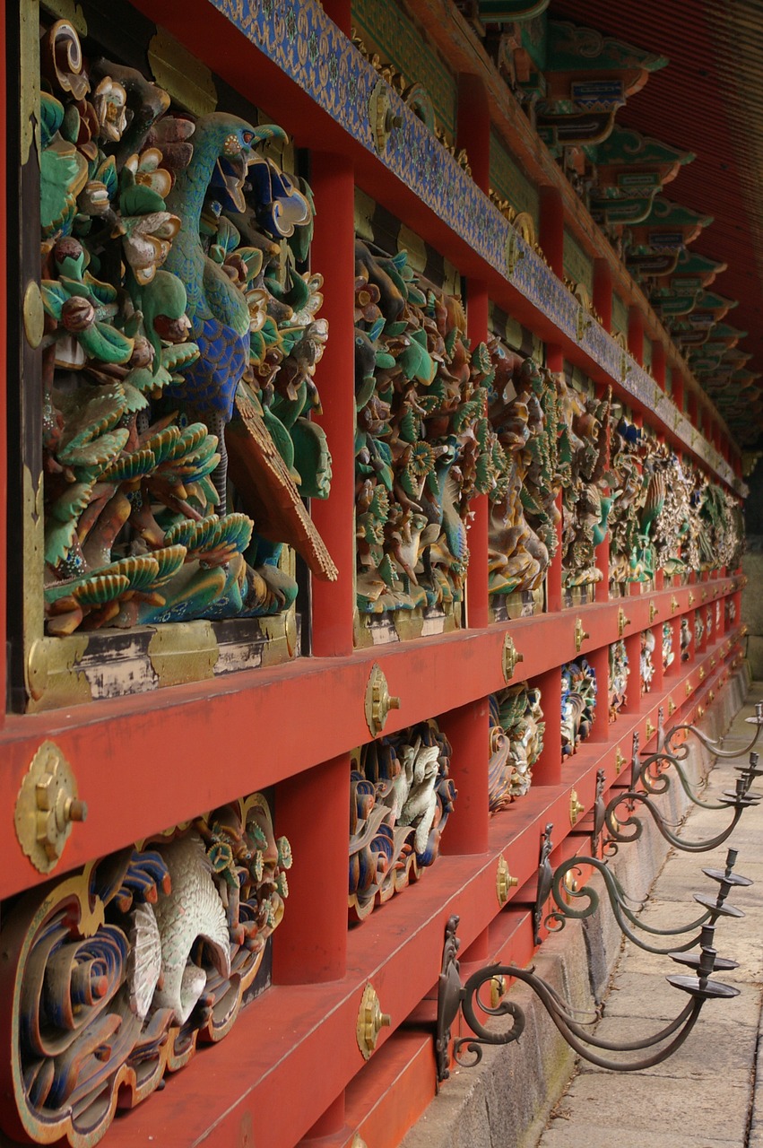 toshogu shrine pagoda japan free photo