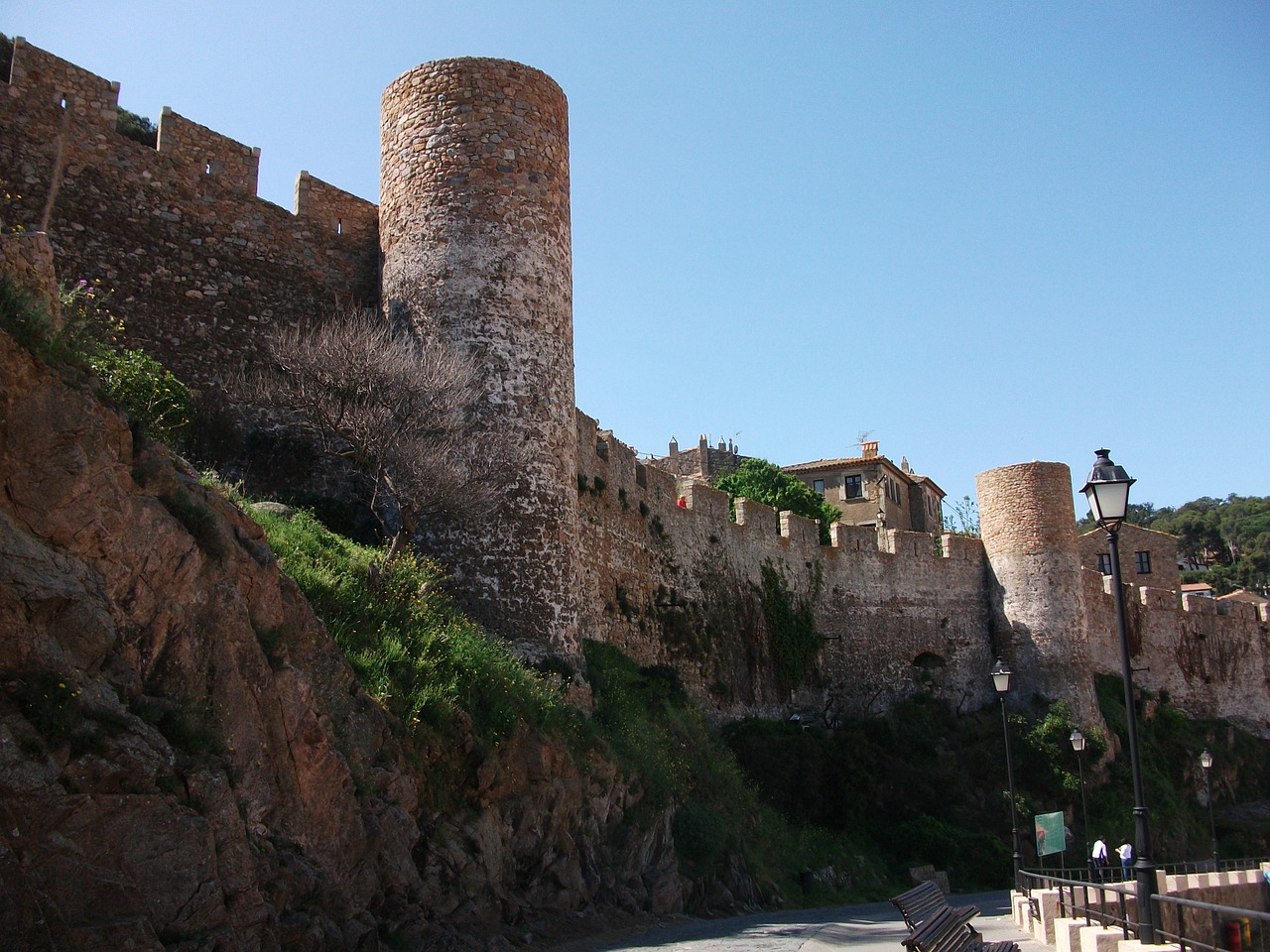 tossa de mar girona catalonia free photo