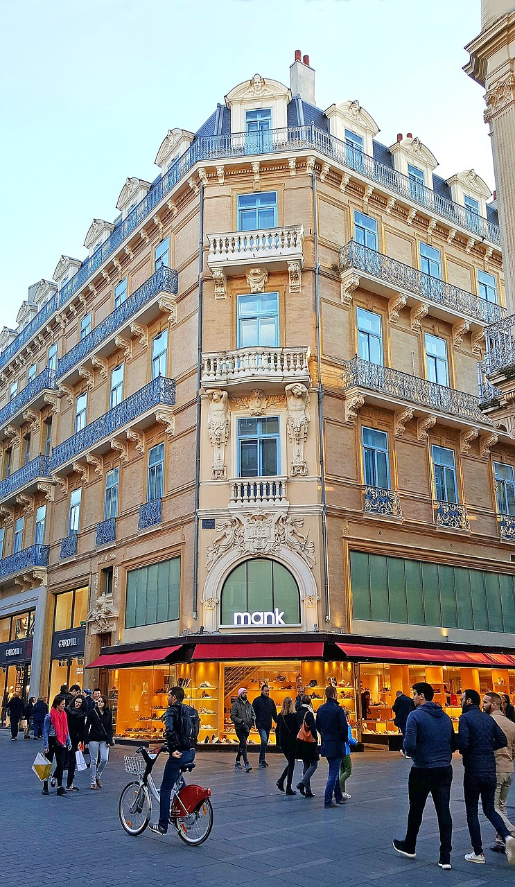 toulouse rue d'alsace lorraine shopping free photo
