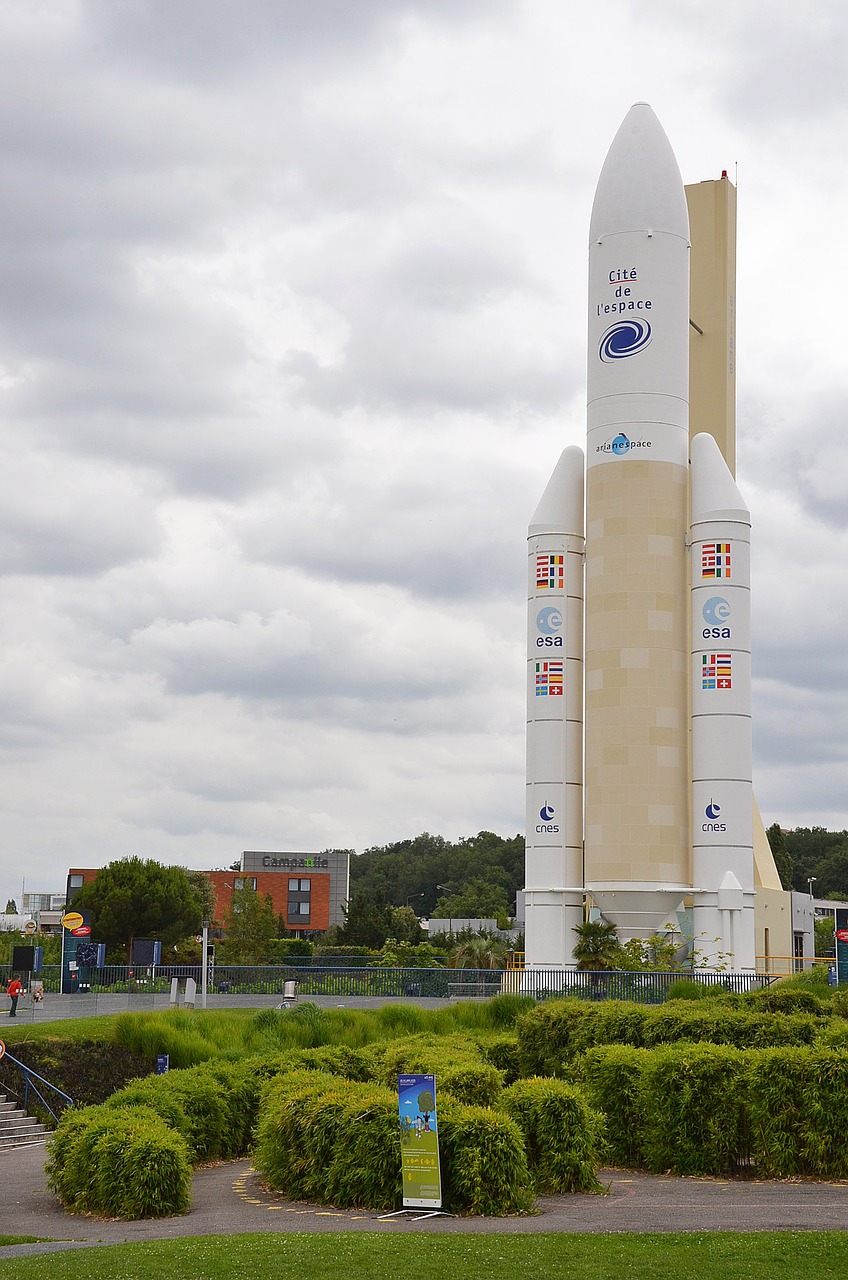 toulouse space city ariane rocket free photo